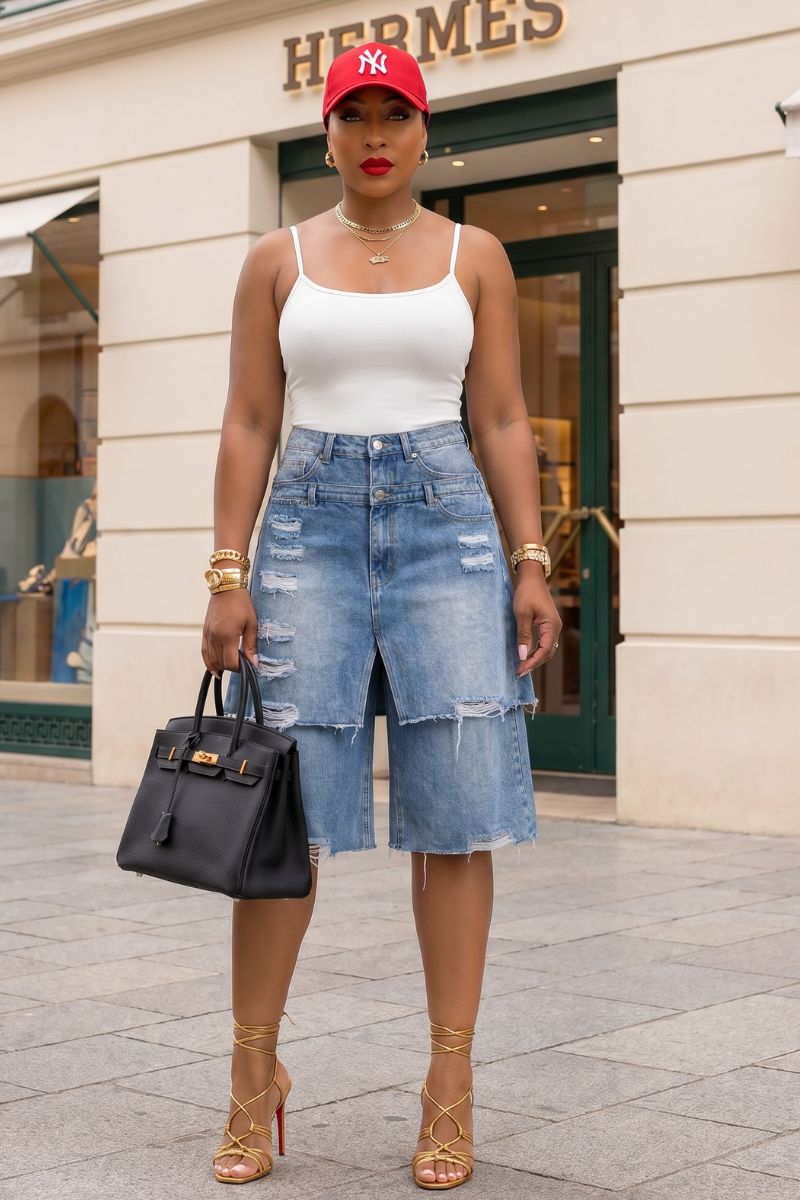 Double Vision Bermuda Shorts