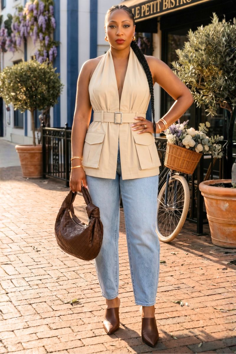 Savannah Utility Halter - Stone