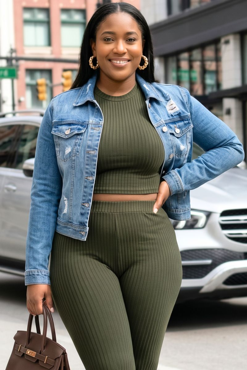 The Essential Denim Crop Jacket
