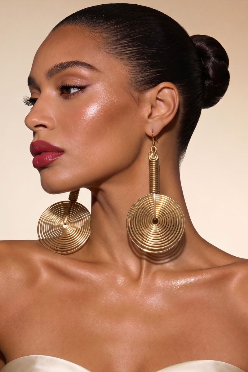 The Motherland Spiral Earrings