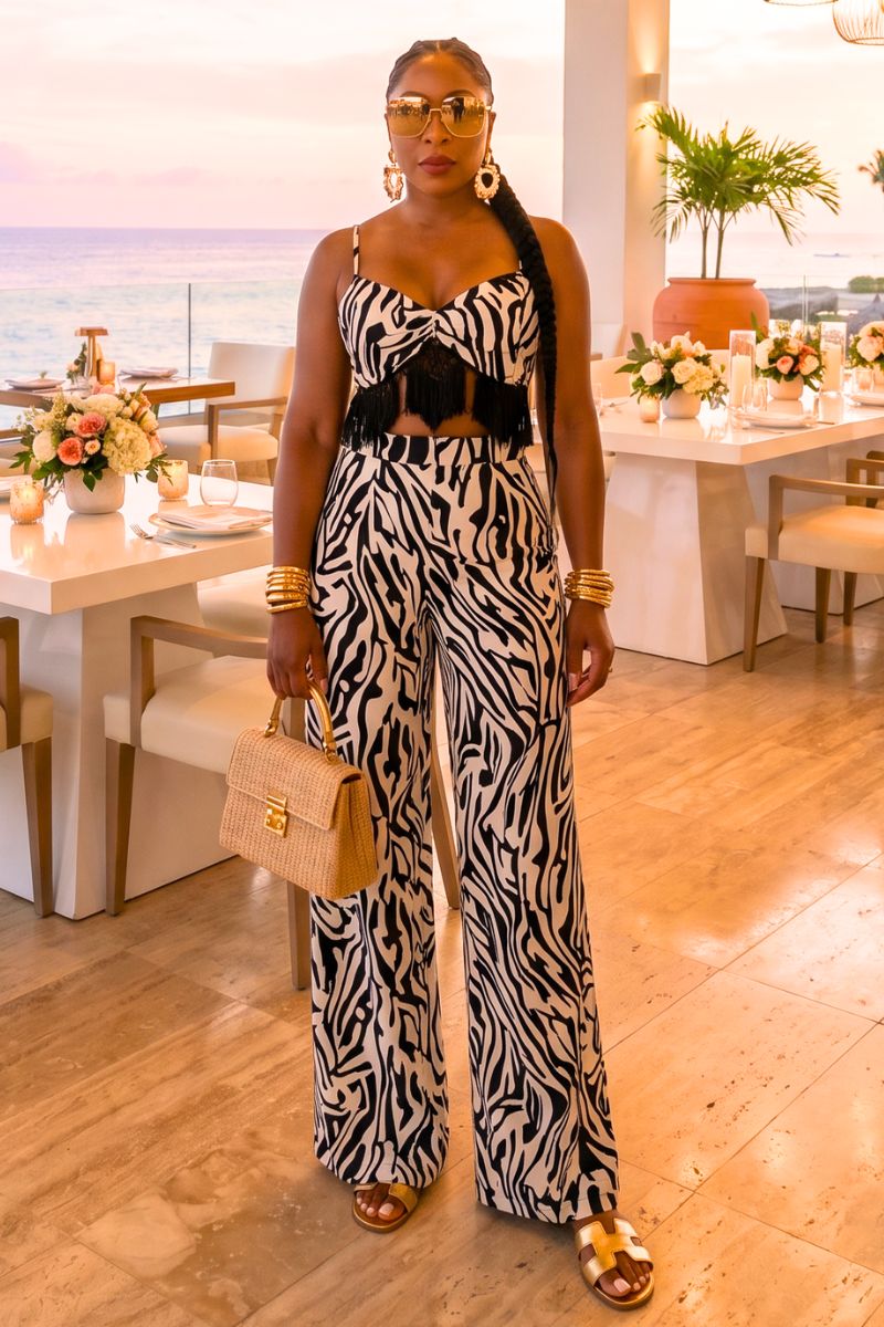 Untamed Wide-Leg Pant Set
