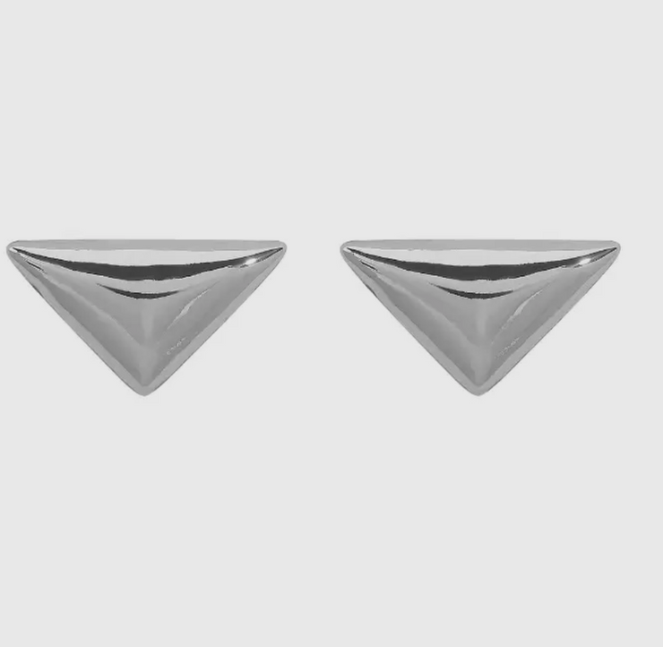 Silver Power Stud | Earrings