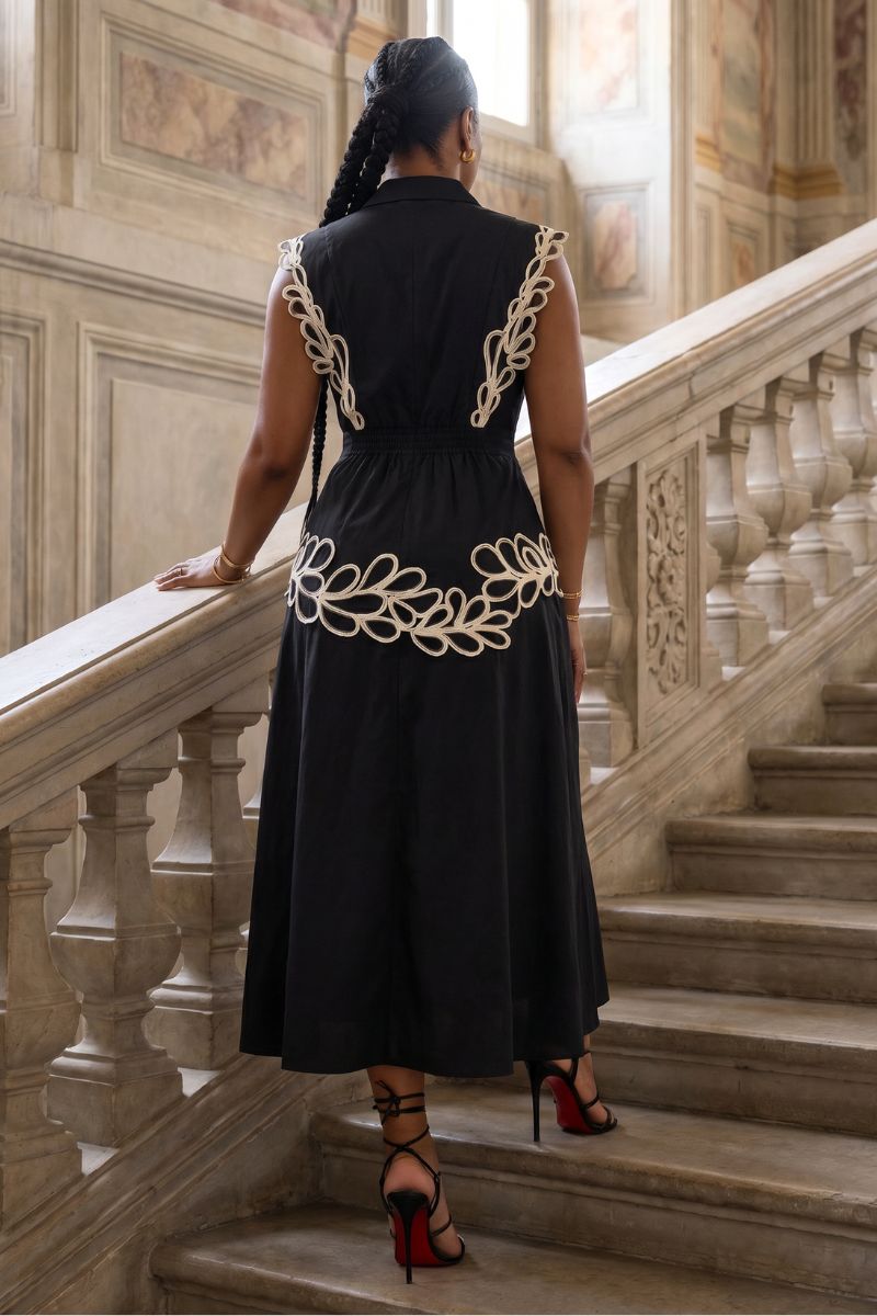 ARB Signature Contrast Maxi Dress