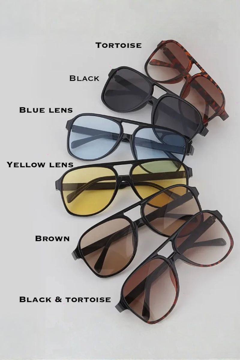 Aviator Edge Sunglasses - 6 Colors