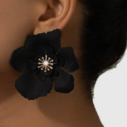 Midnight Blossom Statement Earrings