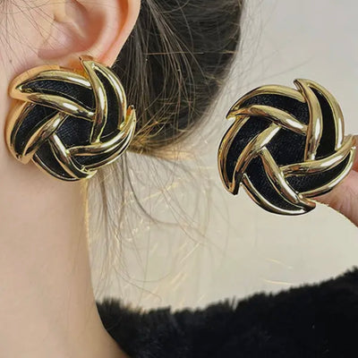 Bold Twist Knot Earrings