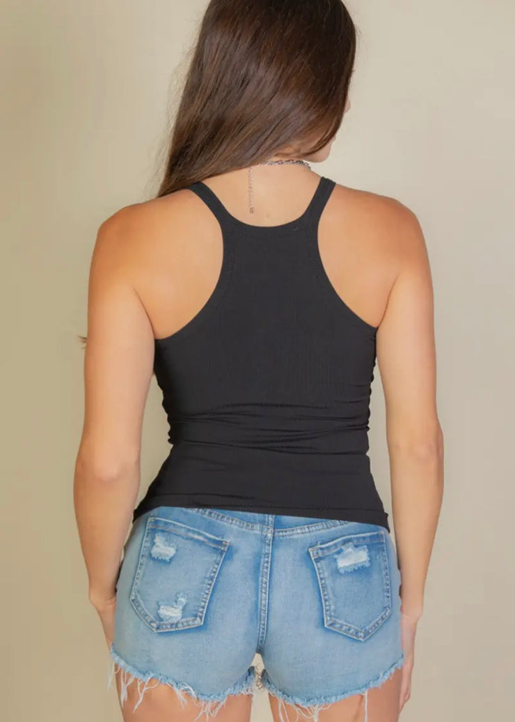 Essential Edge Ribbed Tank