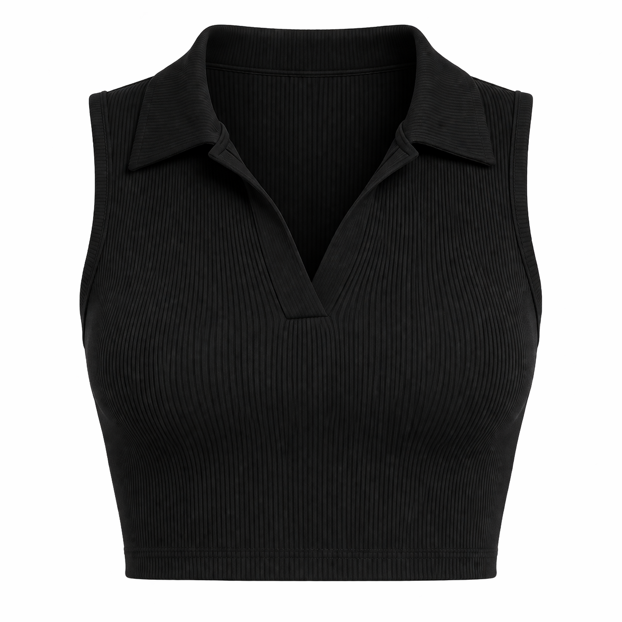 Essential Collared Crop Polo