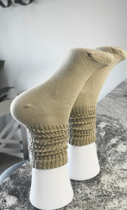 Medium Length Slouch / Scruch Socks - 7 COLORS