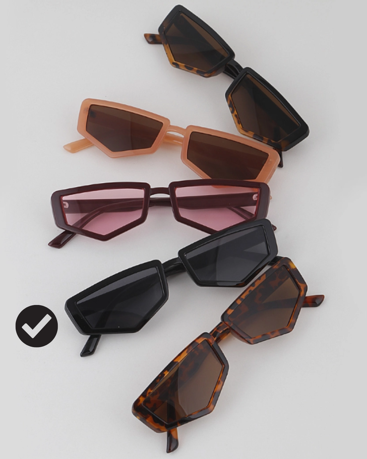 GeoChic Angular Sunnies - 5 Colors