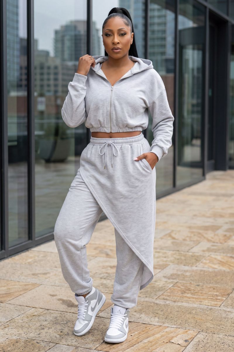 Overlay Luxe Set – Heather Grey