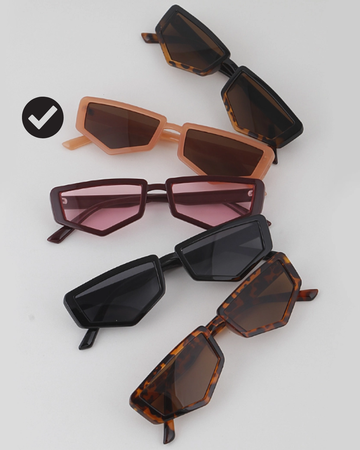 GeoChic Angular Sunnies - 5 Colors