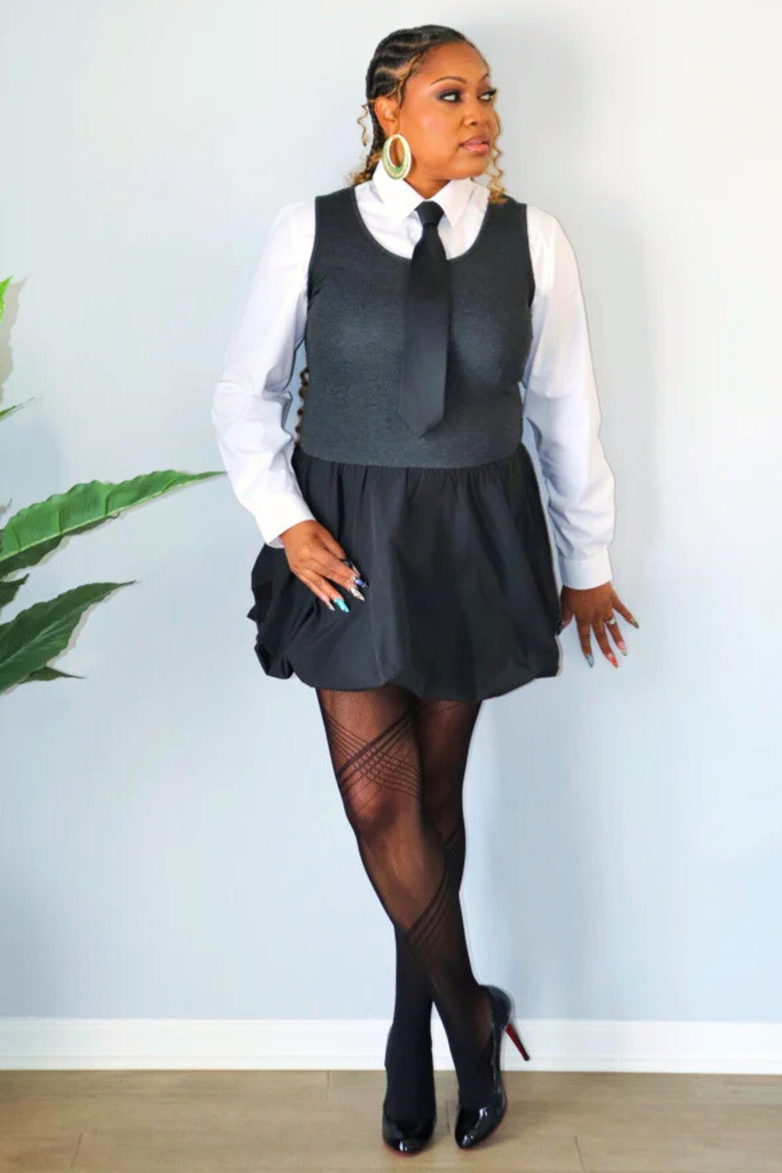 Pretty Poised Bubble Dress