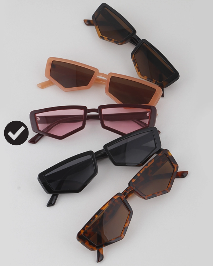 GeoChic Angular Sunnies - 5 Colors
