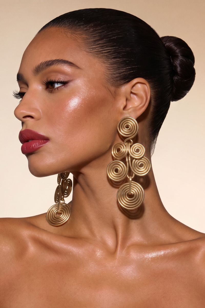 Royal Rhythm Statement Earrings