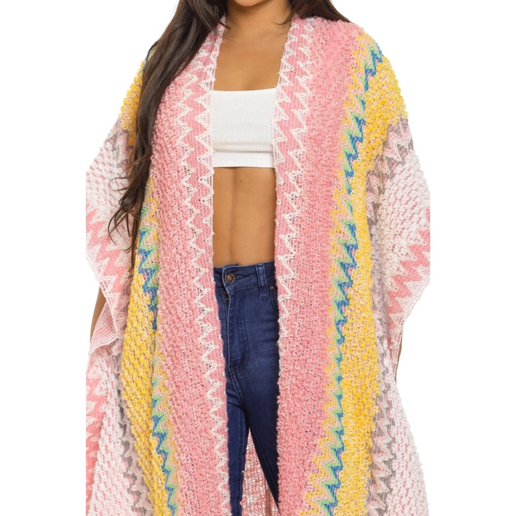 Sugarplum Weave Cardigan Duster