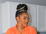 Super bling large hoops - GOLD