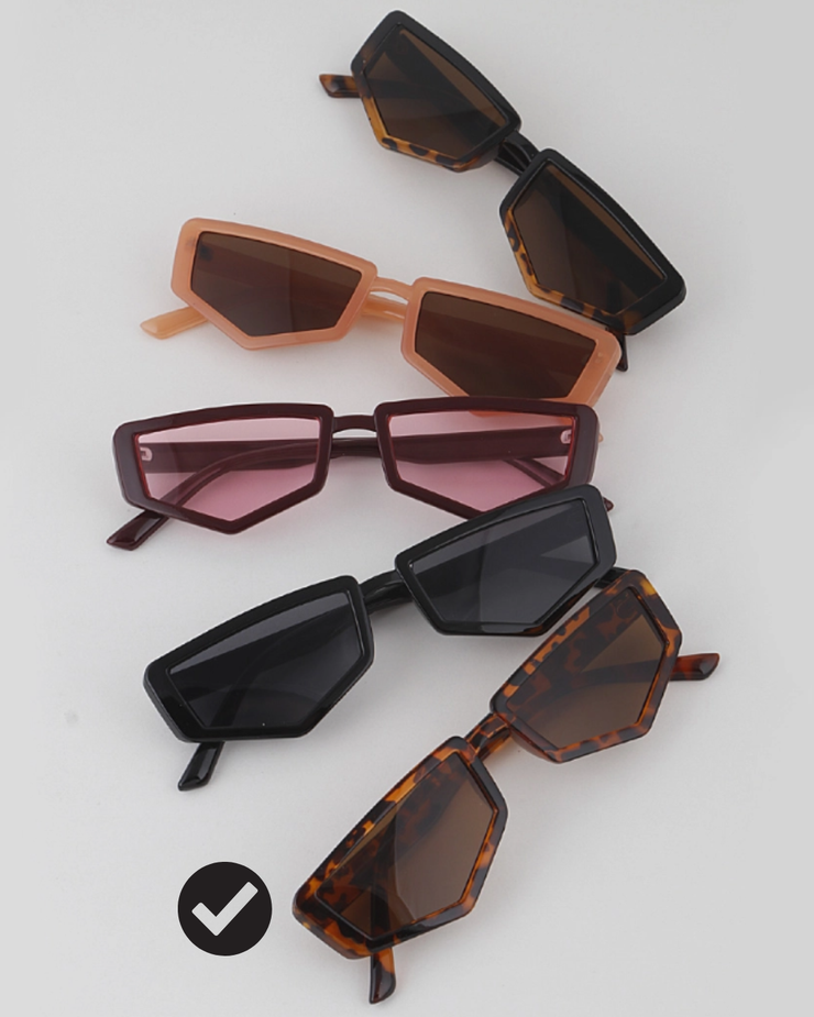 GeoChic Angular Sunnies - 5 Colors