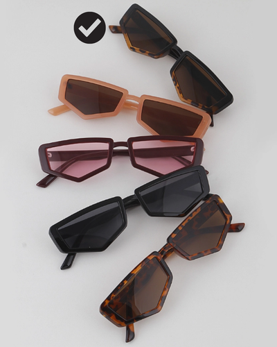 GeoChic Angular Sunnies - 5 Colors