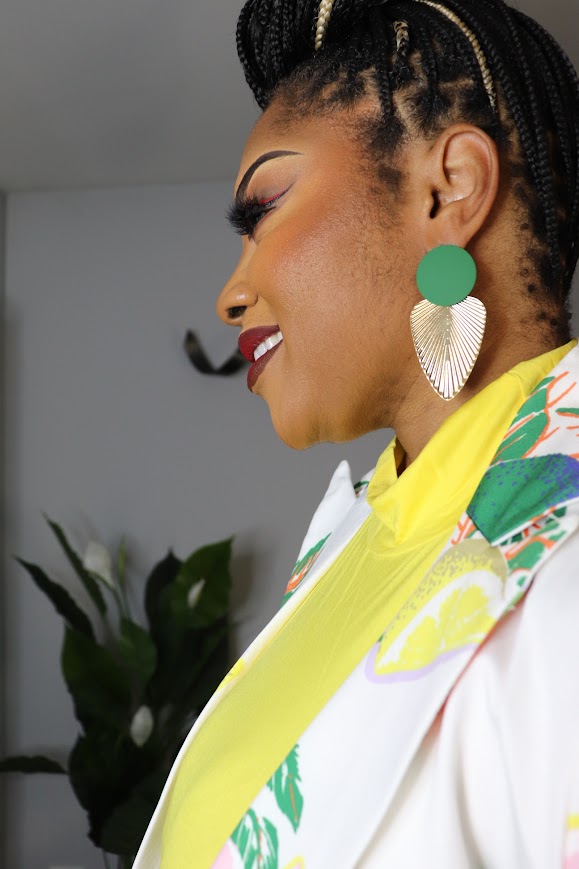 Geometric Drop Earrings - 4 colors