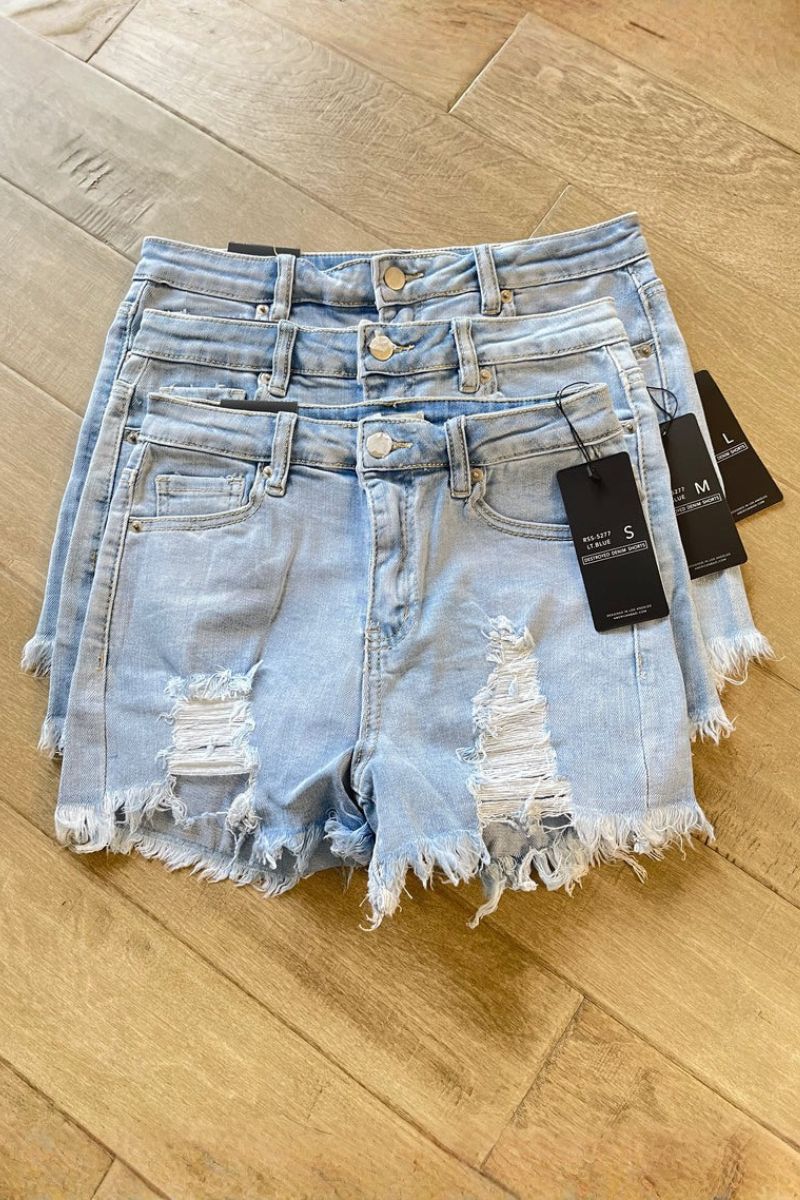 Talk To Me Denim Shorts