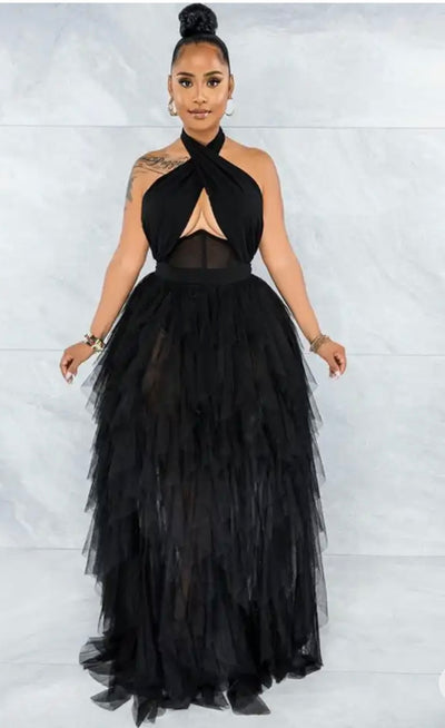 All-Black Affair Dress - preorder